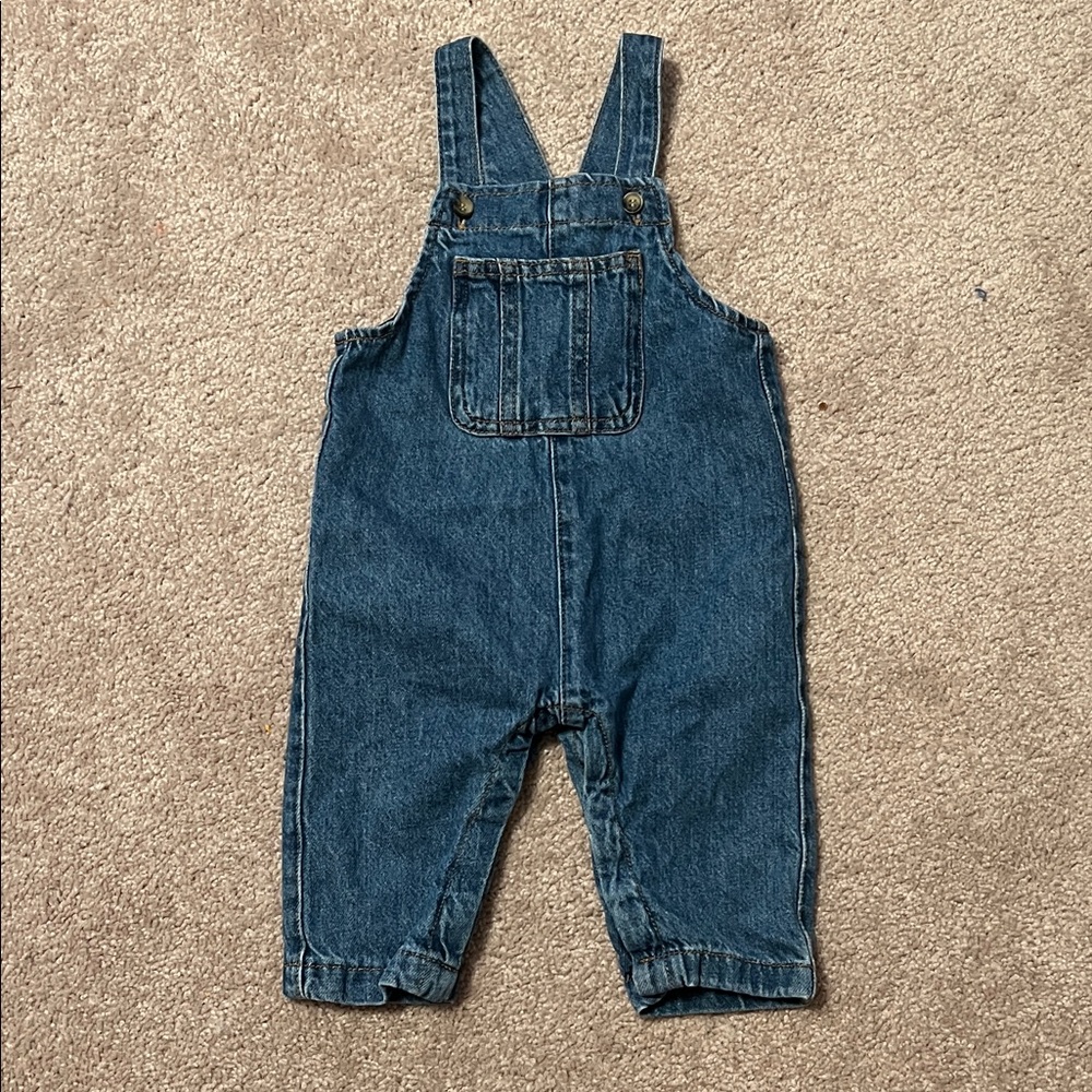 Zara Blue Denim Kids Overalls
